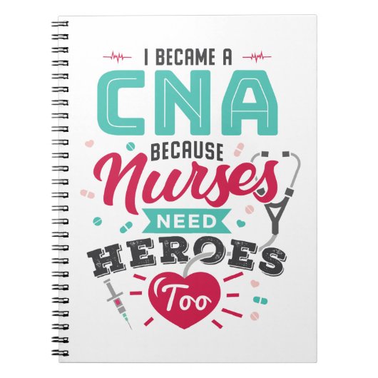 CNA Certified Nursing Assistant Heroes Notitieboek (Voorkant)