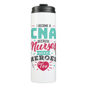 CNA Certified Nursing Assistant Heroes Thermosbeker