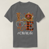 CNA Certified Nursing Assistant Love Thanksgiving T-shirt (Design voorkant)