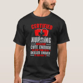 CNA Certified Nursing Assistant Medical Hospital T-shirt (Voorkant)