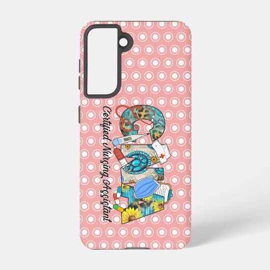 CNA Certified Nursing Assistant Samsung Galaxy Hoesje (Achterkant)