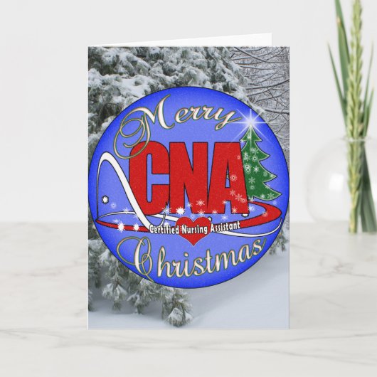 CNA CHRISTMAS - GECERTIFICEERDE VERZEKERINGSBIJSTA FEESTDAGEN KAART (Voorkant)