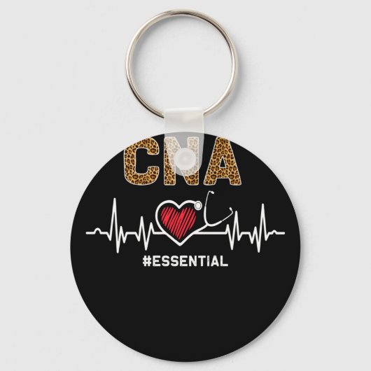 CNA #Essential Stethoscope Heartbeat Ziekenhuis Sleutelhanger (Voorkant)