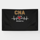 CNA #Essential Stethoscope Heartbeat Ziekenhuis Spandoek (Horizontaal)
