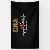 CNA #Essential Stethoscope Heartbeat Ziekenhuis Spandoek (Verticaal)