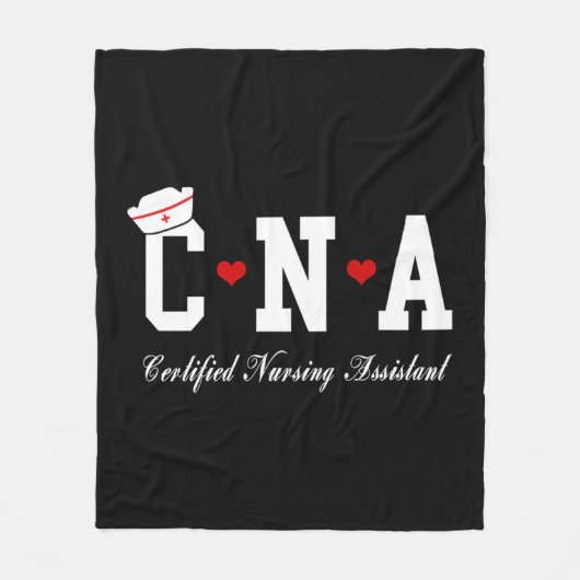 CNA - GECERTIFICEERD VERPLEEGKUNDIG ASSISTENT FLEECE DEKEN (Voorkant)