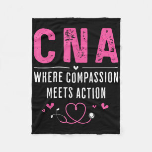 CNA Gecertificeerde Nursing Instant Patient Health Fleece Deken