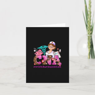 CNA Hart Stethoscoop Roze Lintje Borstkanker AW Kaart