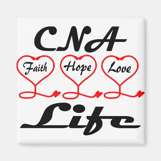CNA Hope Love Faith Magneet (Voorkant)