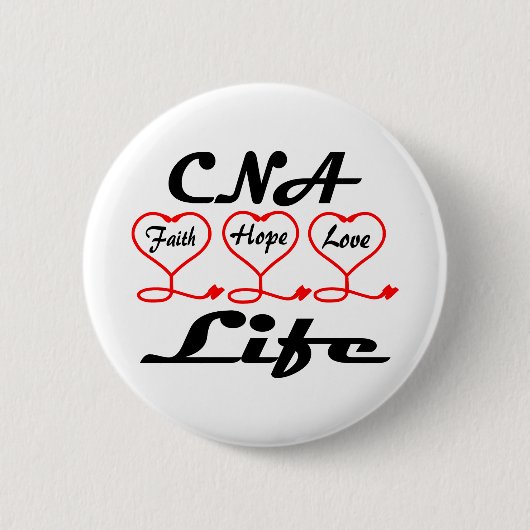 CNA Hope Love Faith Ronde Button 5,7 Cm (Voorkant)