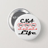 CNA Hope Love Faith Ronde Button 5,7 Cm (Voorkant /achterkant)