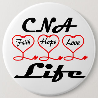 CNA Hope Love Faith Ronde Button 6,0 Cm
