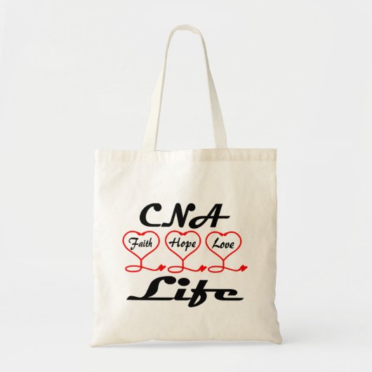 CNA Hope Love Faith Tote Bag (Voorkant)