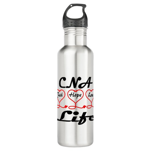 CNA Hope Love Faith Waterfles (Voorkant)