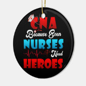 CNA-Humor omdat zelfs verpleegkundigen behoefte he Keramisch Ornament (Links)