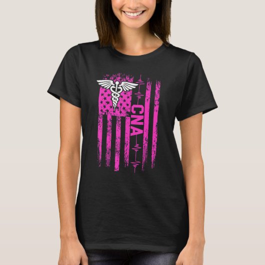 CNA Instructing gecertificeerd verpleegkundige ass T-shirt (Voorkant)