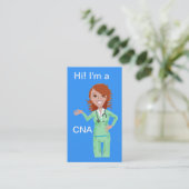 CNA-kaartsjabloon Visitekaartje (Staand voorkant)