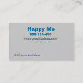 CNA-kaartsjabloon Visitekaartje (Achterkant)