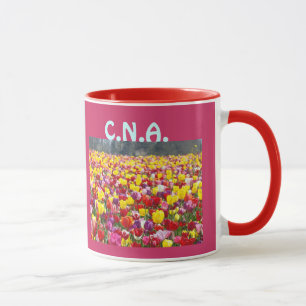 CNA Koffie Mugs - Aangepaste Tulip Flowers Mok