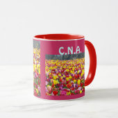 CNA Koffie Mugs - Aangepaste Tulip Flowers Mok (Voorkant rechts)
