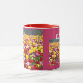 CNA koffiebekers gepersonaliseerd tulp bloemen Mok (Midden)