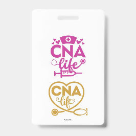 CNA Life Name Badge