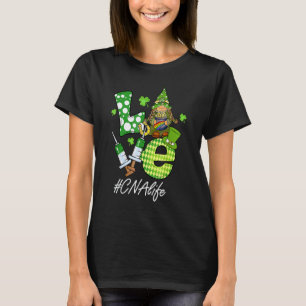 Cna Life Nurse Squad Verpleegster St Patrick Dag K T-shirt