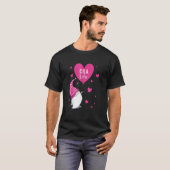 Cna Life Valentine Gnome Nurse Valentines Day T-shirt (Voorkant volledig)