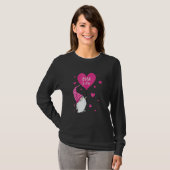 Cna Life Valentine Gnome Nurse Valentines Day T-shirt (Voorkant volledig)
