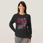 CNA Living The Scrubs Life Certified Nursing Assis T-shirt (Voorkant volledig)