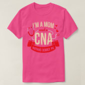 CNA mam Certified Nursing Assistant Moeder Gift T-shirt (Design voorkant)