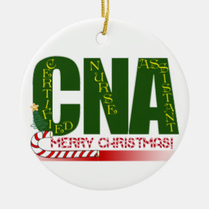 CNA MERRY CHRISTMAS ORNAMENT CERTIFIFIFIFIED NURSE