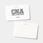CNA naam badge (Voor- en achterkant)