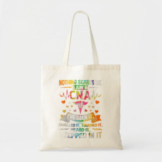CNA Niets maakt me bang dat ik een CNA-verpleegste Tote Bag