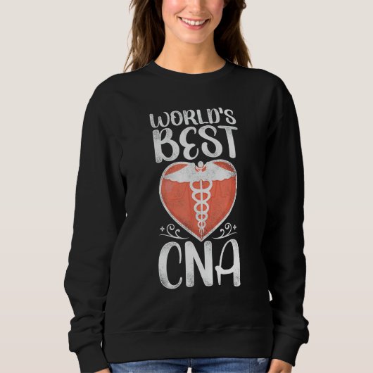 CNA Nurse Certified Nursing Assistant 's werelds b Trui (Voorkant)