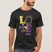 CNA Nurse Mardi Gras Leopard Festival Party T-shirt (Voorkant)