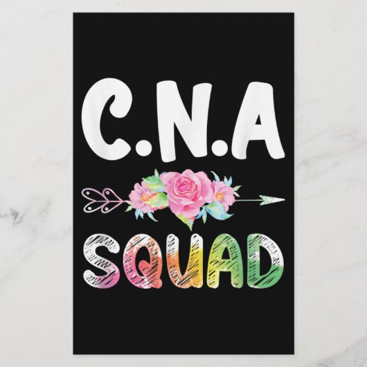 CNA Nurse Squad Certified Nursing Assistant Briefpapier (Voorkant)