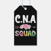 CNA Nurse Squad Certified Nursing Assistant Cadeaulabel (Voorkant)