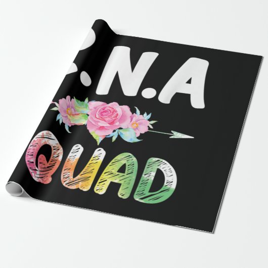 CNA Nurse Squad Certified Nursing Assistant Cadeaupapier (Uitgerold)