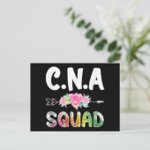 CNA Nurse Squad Certified Nursing Assistant Feestdagenkaart (Staand voorkant)