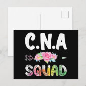 CNA Nurse Squad Certified Nursing Assistant Feestdagenkaart (Voorkant / Achterkant)