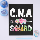 CNA Nurse Squad Certified Nursing Assistant Flyer (Enkel)