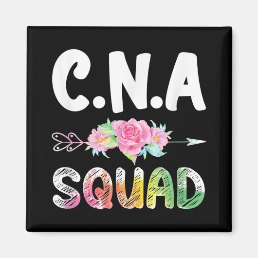 CNA Nurse Squad Certified Nursing Assistant Magneet (Voorkant)