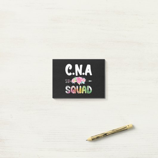 CNA Nurse Squad Certified Nursing Assistant Post-it® Notes (Op bureau)