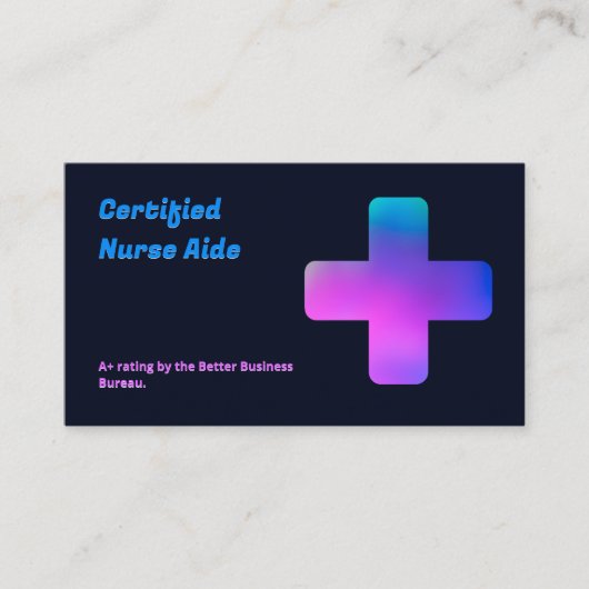 CNA Nursing QR Visitekaartje (Voorkant)