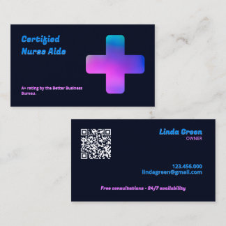CNA Nursing QR Visitekaartje