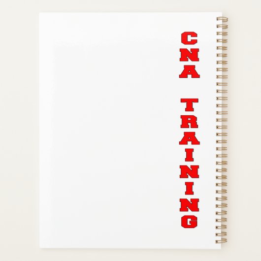 CNA-opleiding Planner (Achterkant)