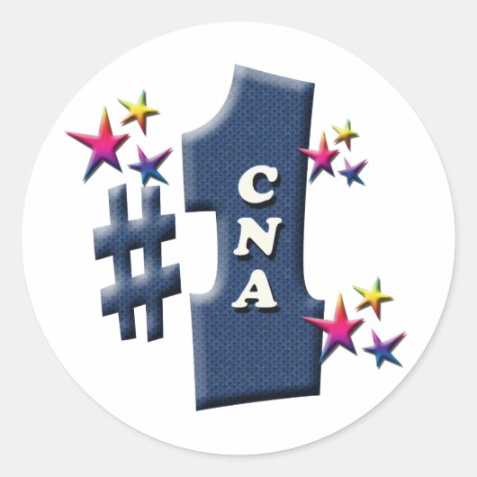 CNA-prijs Ronde Sticker (Voorkant)