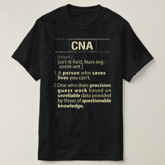 CNA Real American Definition T-shirt (Design voorkant)