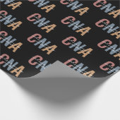 CNA Retro Certified Nursing Assistant Cadeaupapier (Hoek)